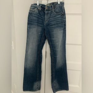 BKE Buckle Mens "Tyler" Denim Jeans, 33XL!
